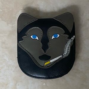 UO Urban Outfitters ‘Cooperative’ Smoking Wolf Bi-Fold Wallet